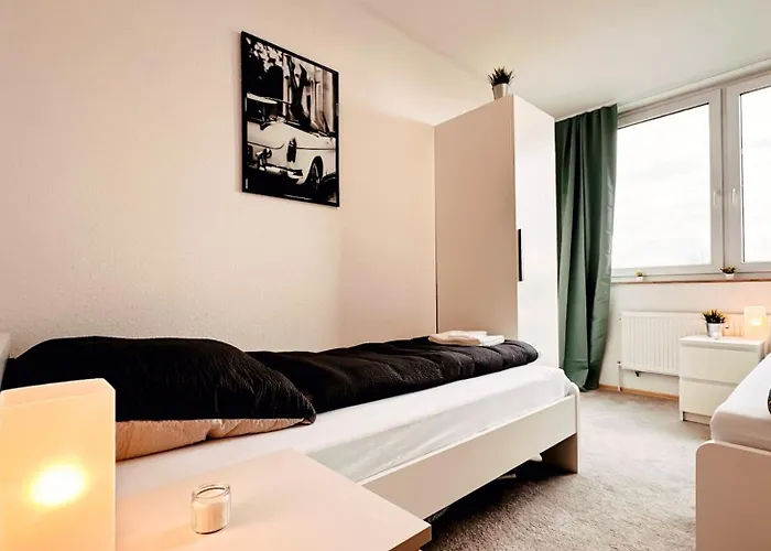 Monteurwohnung Mit Balkon Und Wohnzimmer アパート ボーフム